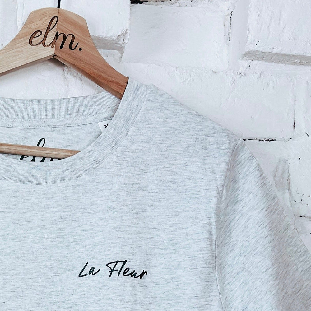 slogan la fleur t-shirt 