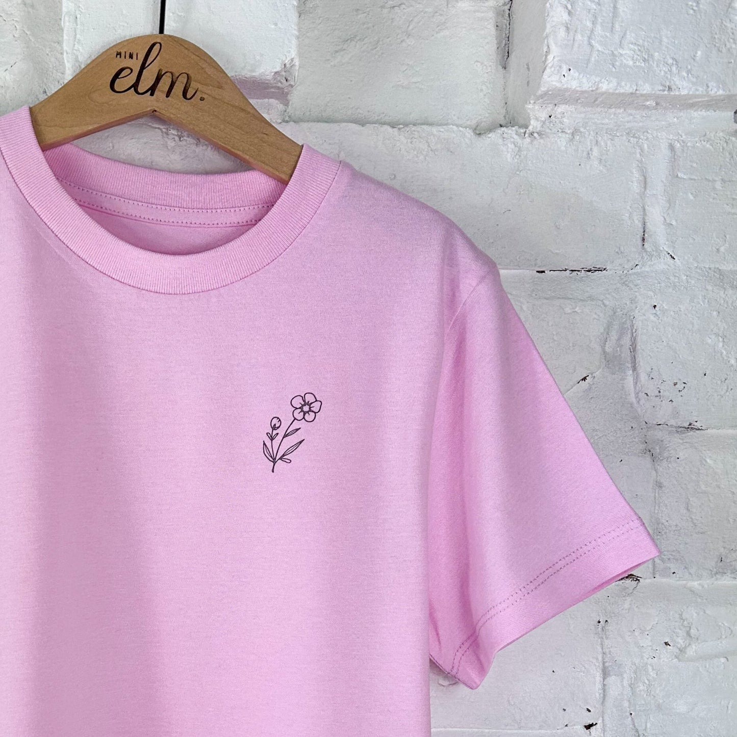 daisy organic cotton tshirt
